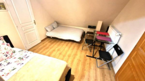 Suite 2chambres Salle de bain privée Terrasse Parking 30min PARIS